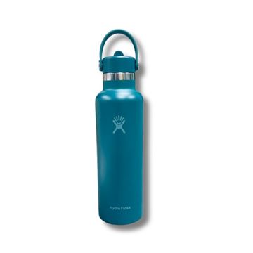 Picture of 21Oz Standard Mouth with Flex Straw Cap Rainforest Green